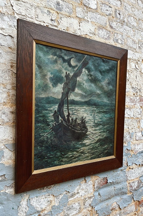 Framed painting