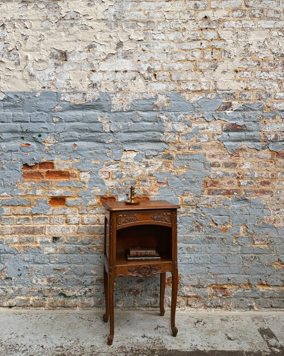 Neo-rustic bedside table