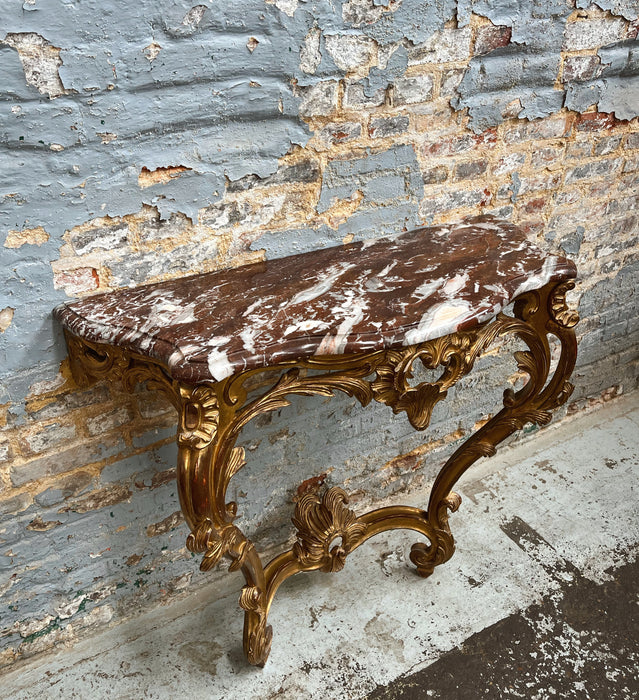 Gilded console