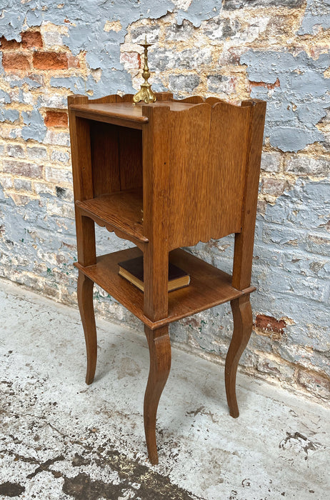 Oak bedside table