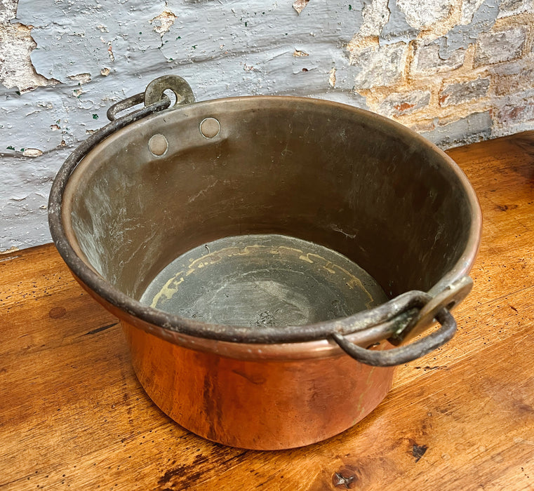 Copper cauldron