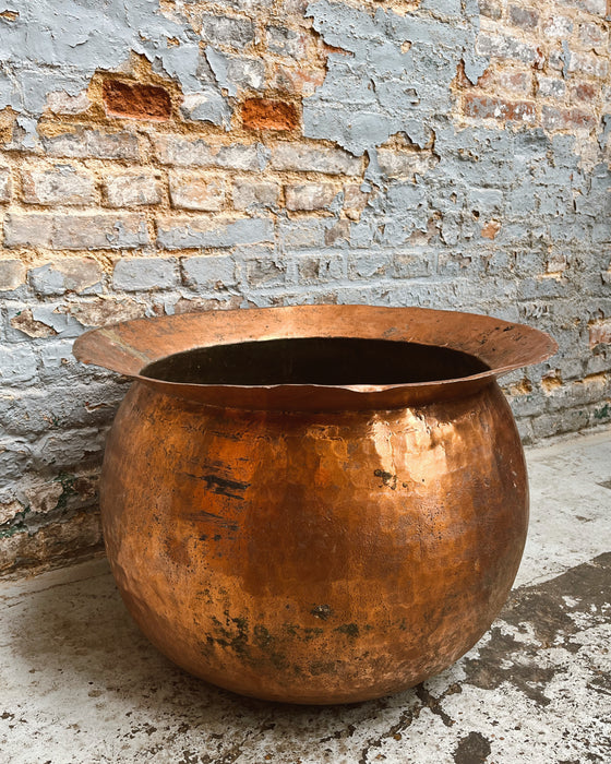 Copper cauldron