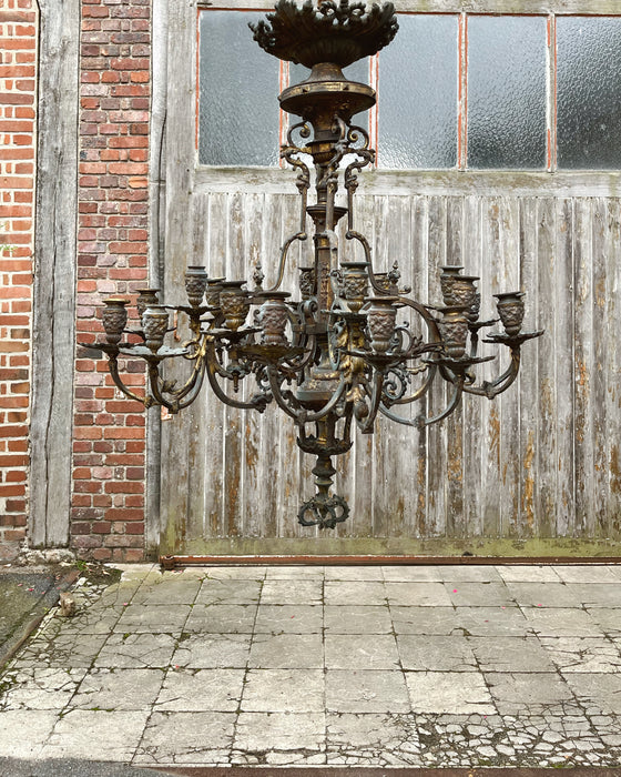 Bronze chandelier