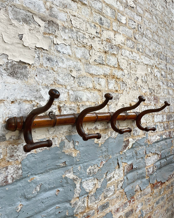 Bamboo coat rack