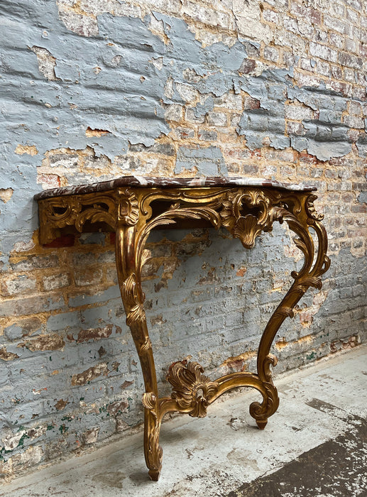 Gilded console