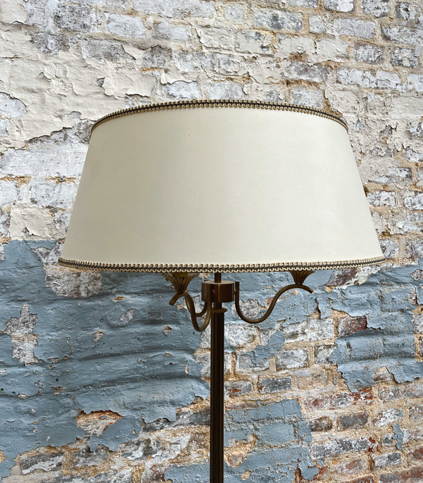 Brass floor lamp