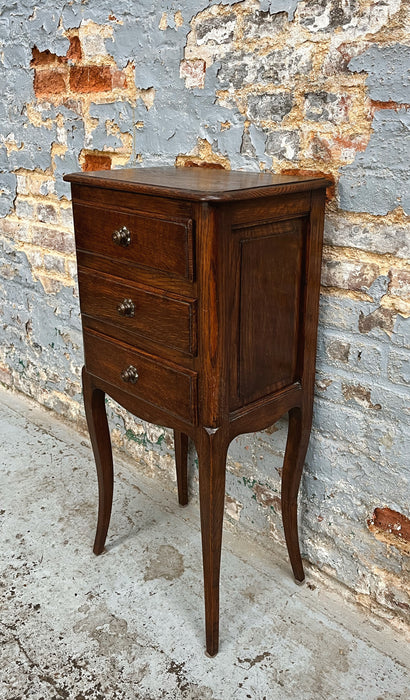 Neo-rustic bedside table