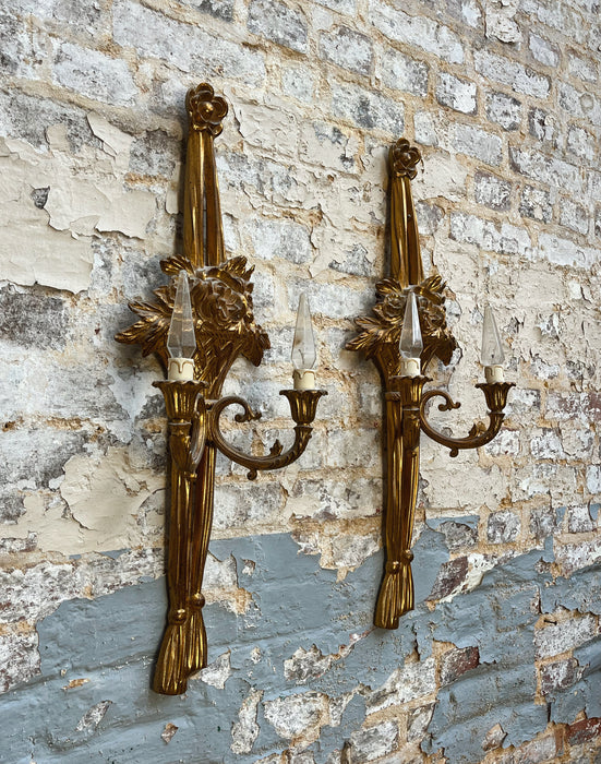 Pair of wall decorations