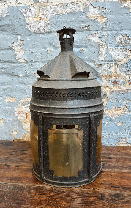 Wrought iron lantern