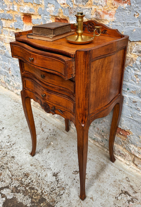 Neo-rustic bedside table