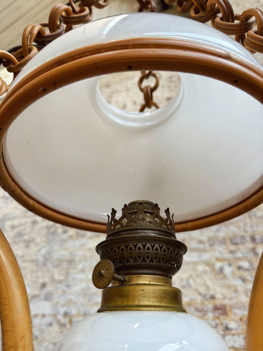 Lustre en rotin