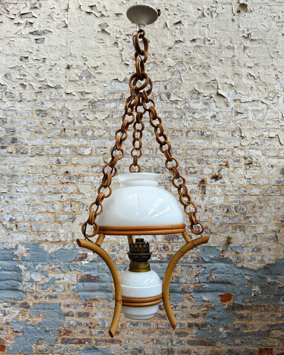 Lustre en rotin