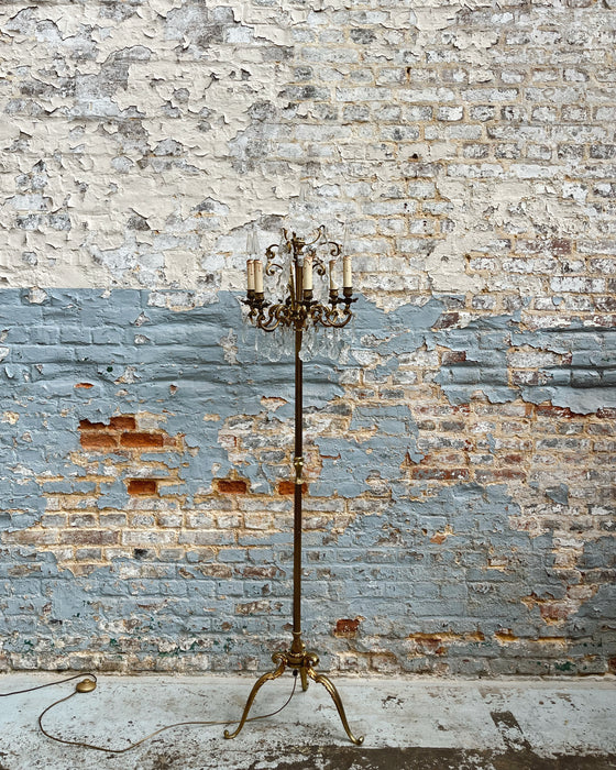 Bronze floor lamp