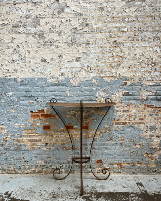 Wrought iron console