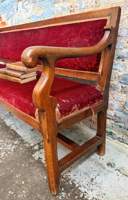 Banquette en noyer