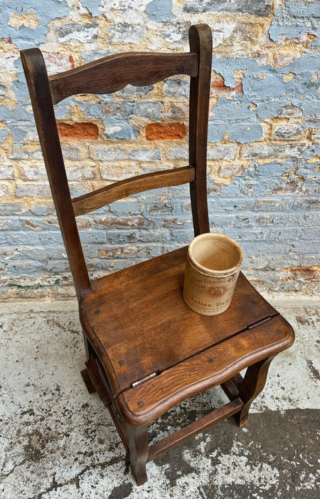 Chaise escabeau