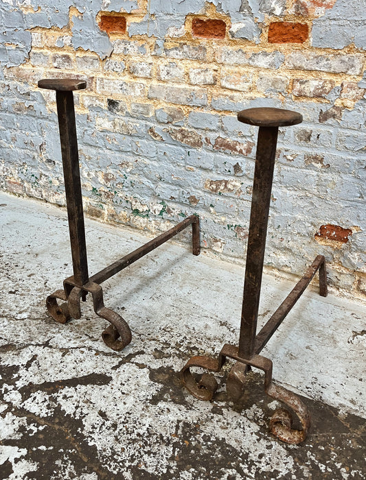 Pair of andirons