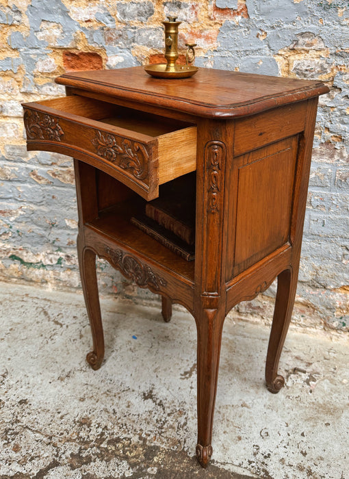 Neo-rustic bedside table