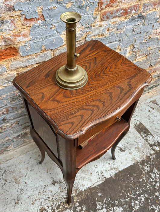 Neo-rustic bedside table