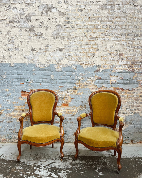 Pair of armchairs