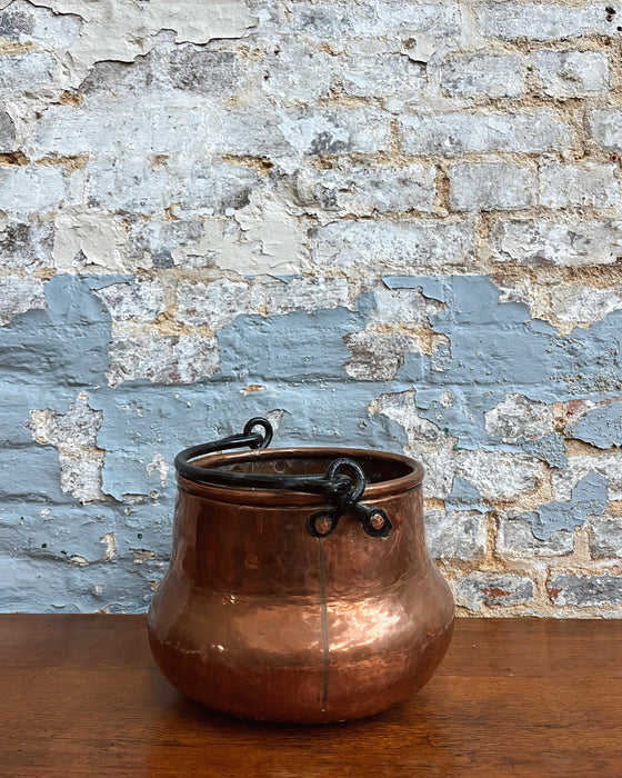 Copper cauldron