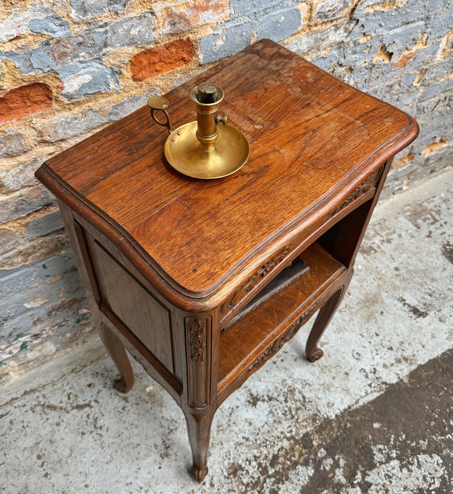 Neo-rustic bedside table