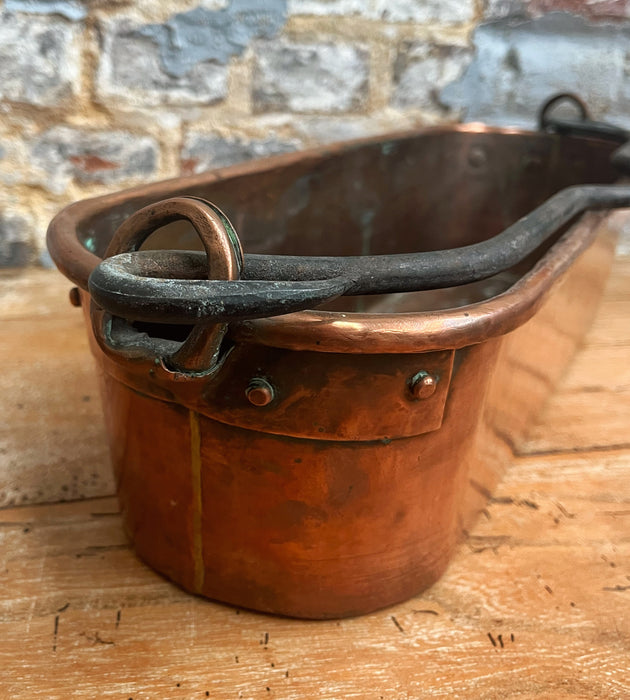 Poissonnière en cuivre