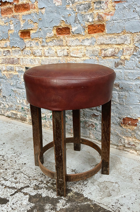 Leather stool