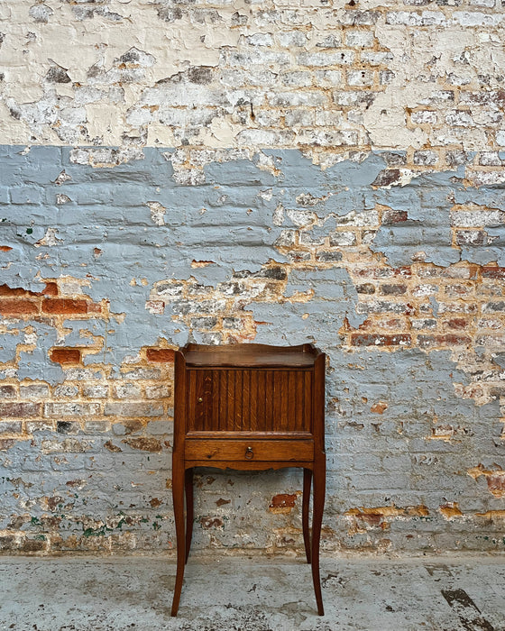 Oak bedside table