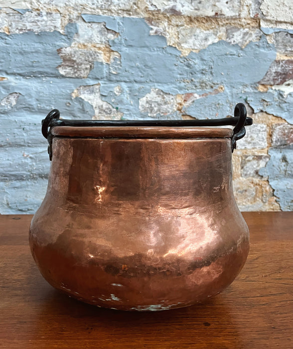 Copper cauldron