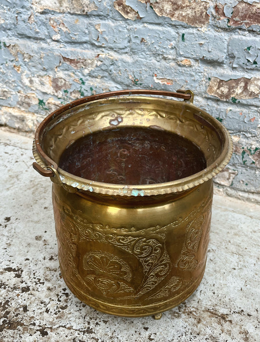 Brass cauldron