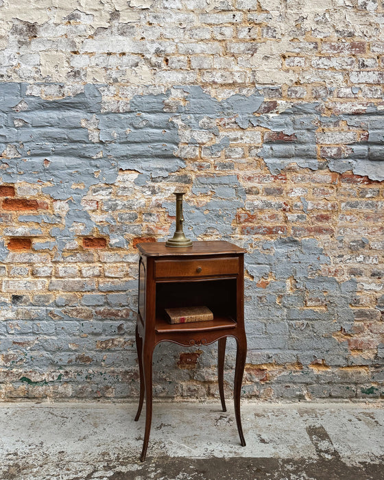 Neo-rustic bedside table