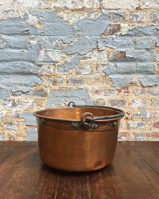 Copper cauldron