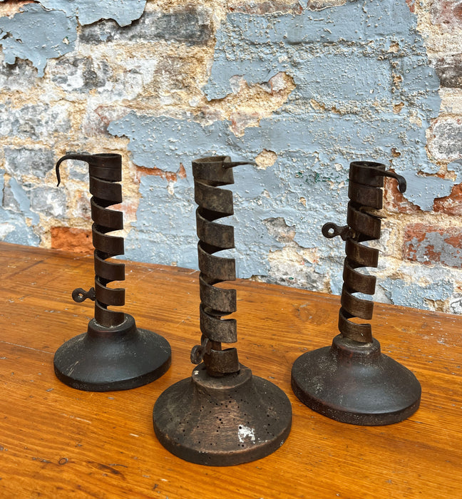 Set of three candlesticks