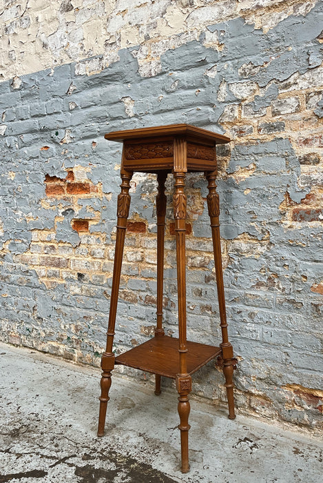 Walnut stand