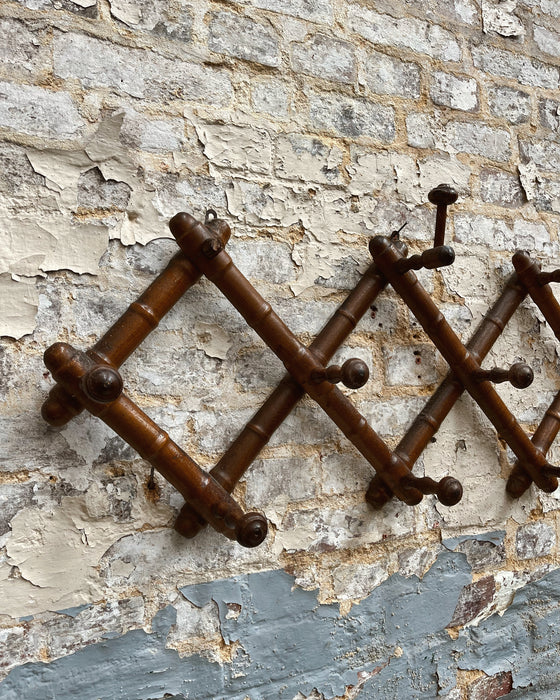 Bamboo coat rack