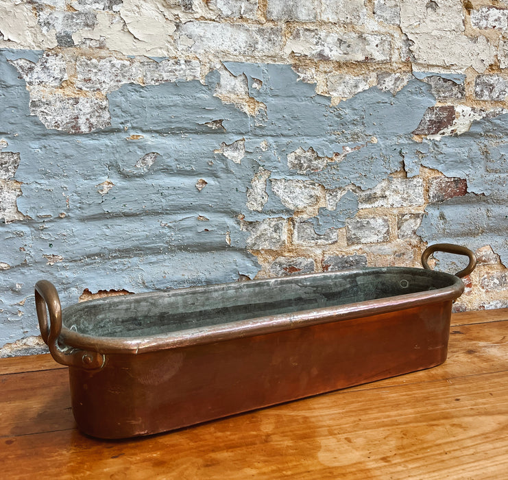 Copper fish pan