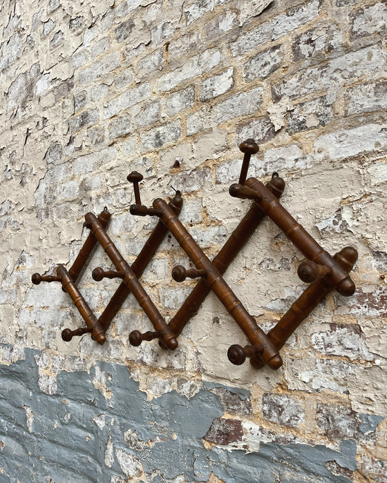 Bamboo coat rack