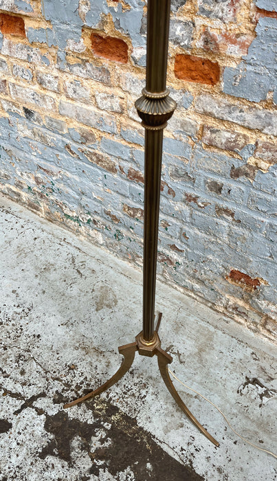 Brass floor lamp