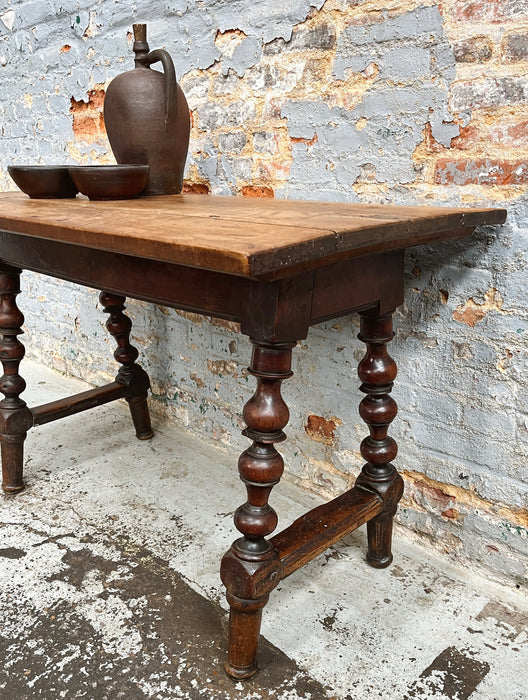 Walnut console