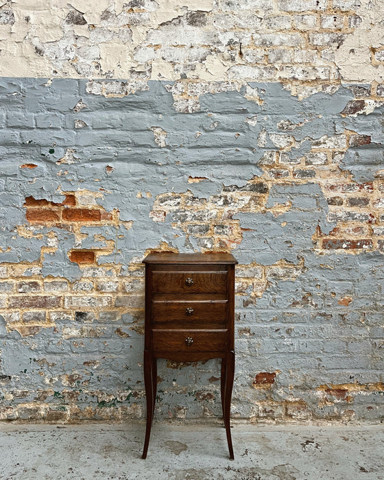 Neo-rustic bedside table