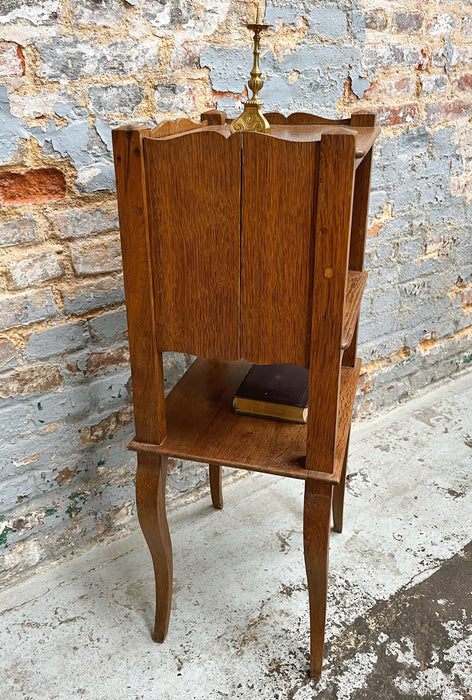 Oak bedside table