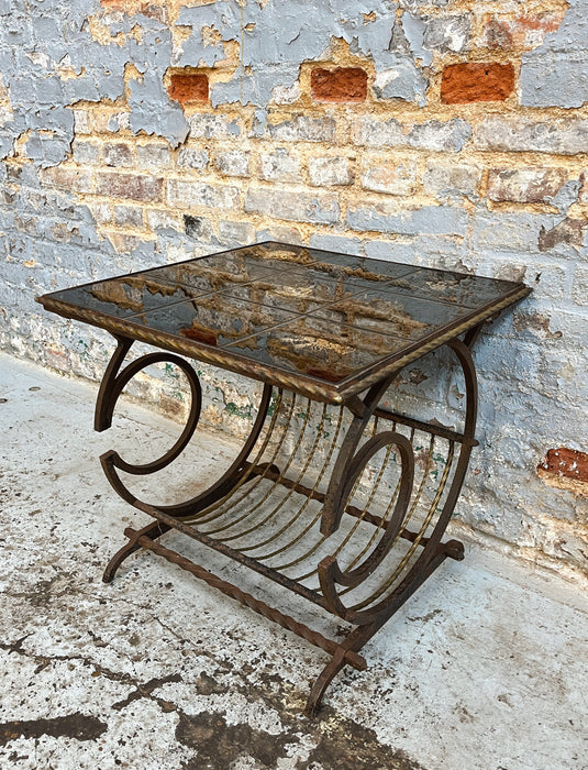 Wrought iron table