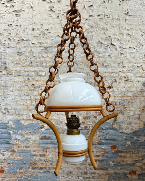 Lustre en rotin