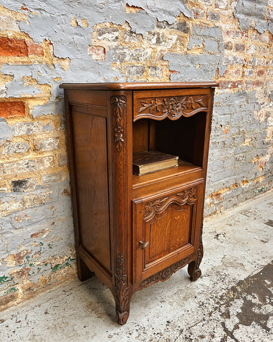 Neo-rustic bedside table