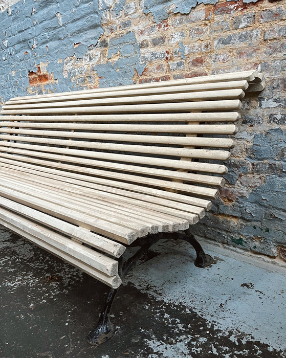 Cast iron bench