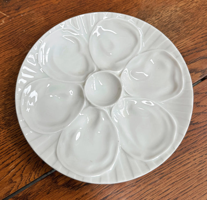 Série d'assiettes à huîtres