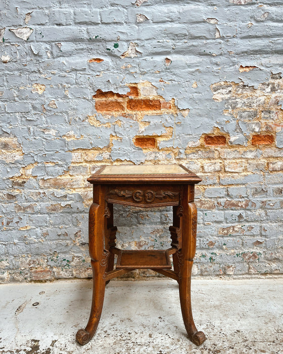 Walnut side table