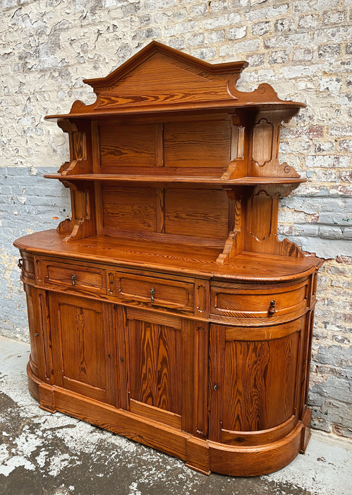 Pitch-pine sideboard