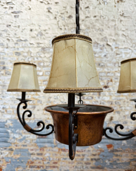 Lustre en fer forgé